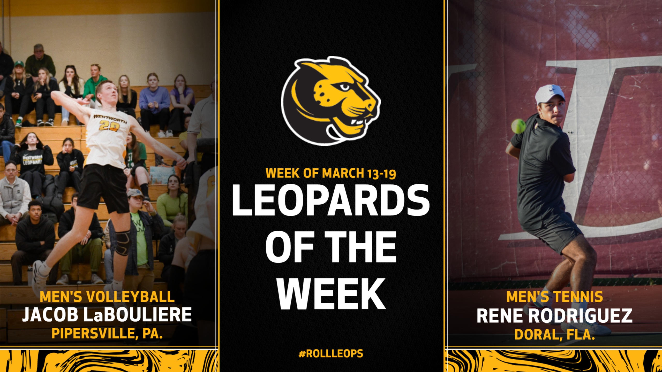 LaBouliere, Rodriguez Named Leopards of the Week