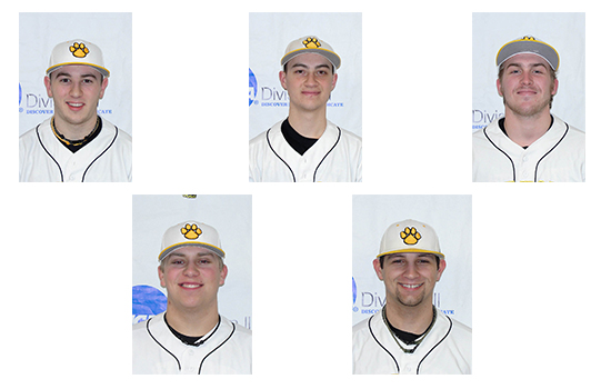 Five Baseball Players Named All-CCC