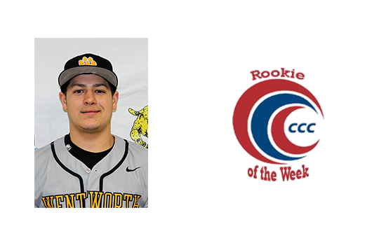 Weninger Earns CCC Rookie of the Week Honors