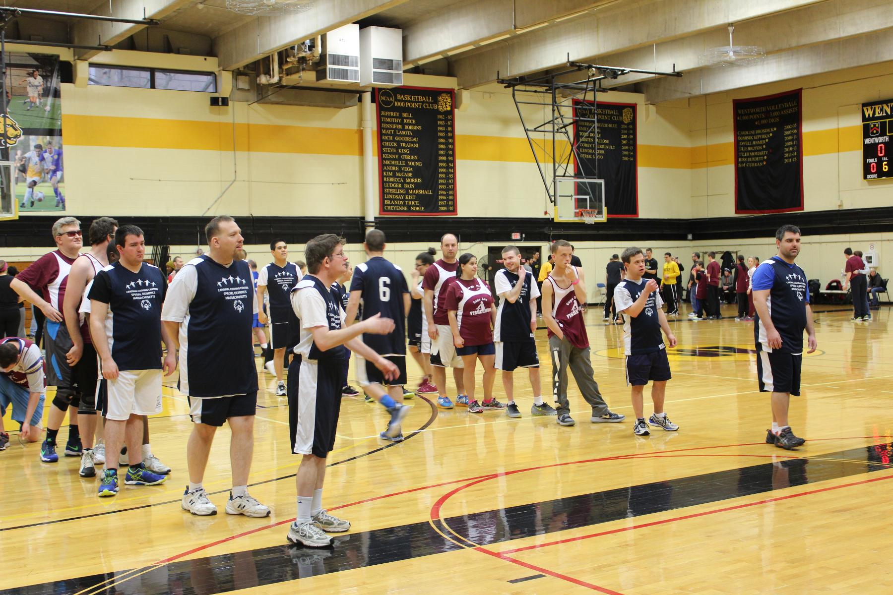 Athletic Department Hosts Special Olympics Basketball Clinic