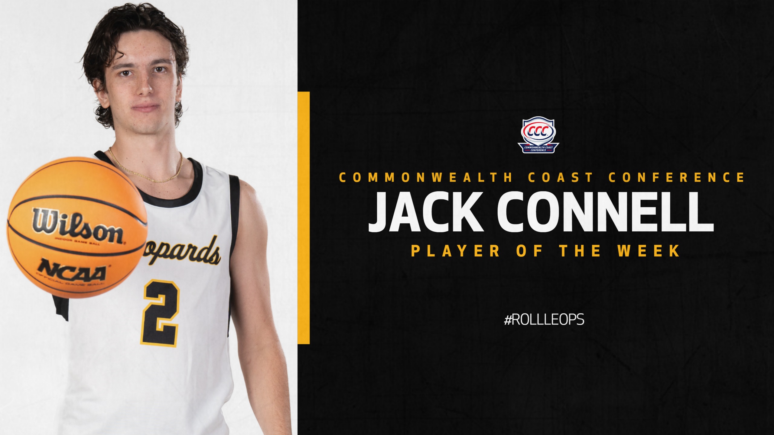 Connell Earns CCC Player of the Week Honors