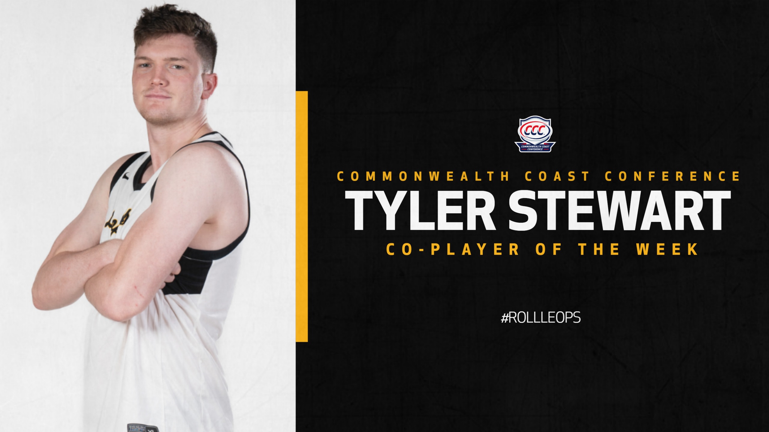 Stewart Named CCC Co-Player of the Week