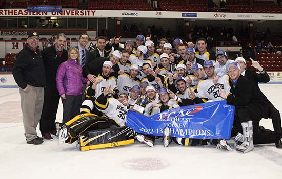 Hockey Wins Second Straight ECACNE Title