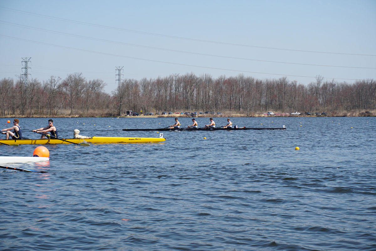 Club Four Boat Wins at Knecht Cup to Kick Off Rowing's Spring Schedule