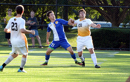 High Offensive Output Lifts Men's Soccer to CCC Semifinals