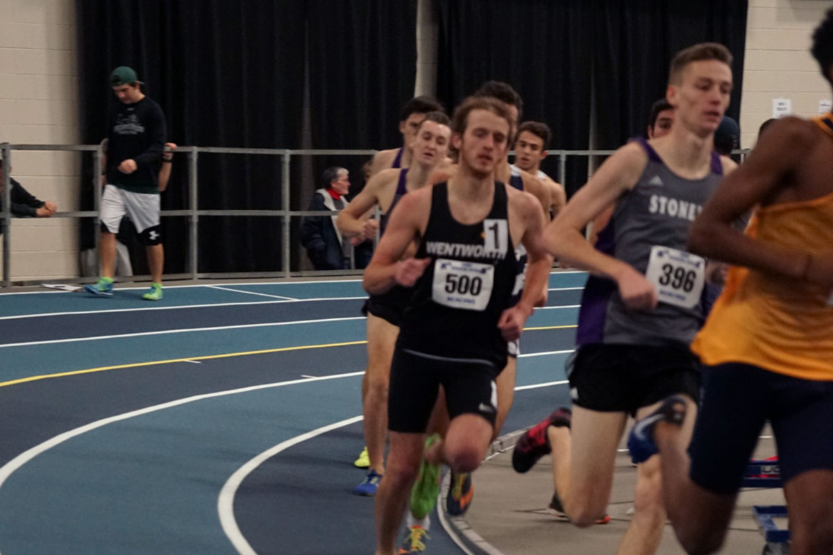 Records Fall as Indoor Track Competes at BU Last Chance Meet
