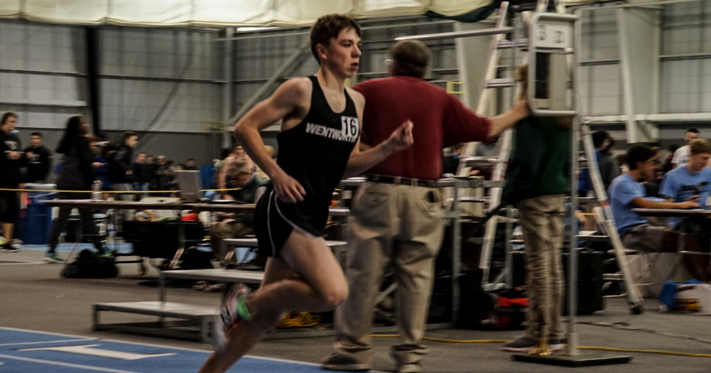 Records Fall, Aronov Qualifies for DIII New England's in Men's Track and Field Season Opener