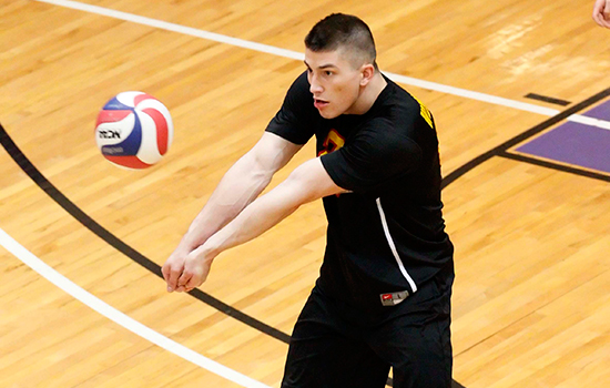 Burdett Becomes Program's All-Time Kill Leader in Men's Volleyball Sweep