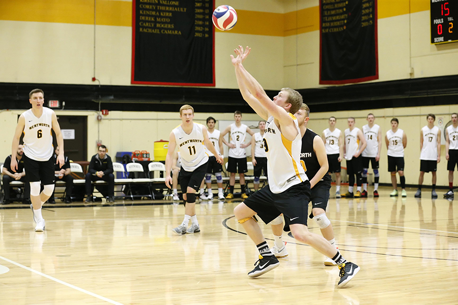Men's Volleyball Picks up First-Ever Road Win Against Emmanuel