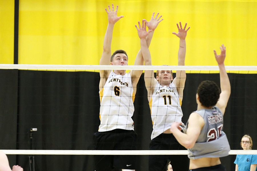 Men's Volleyball Runs Win Streak to Five With GNAC Tri-Match Sweep