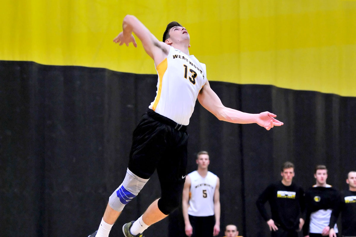 Men's Volleyball Knocks off Emmanuel, Eastern Nazarene in First Home Tri-Match