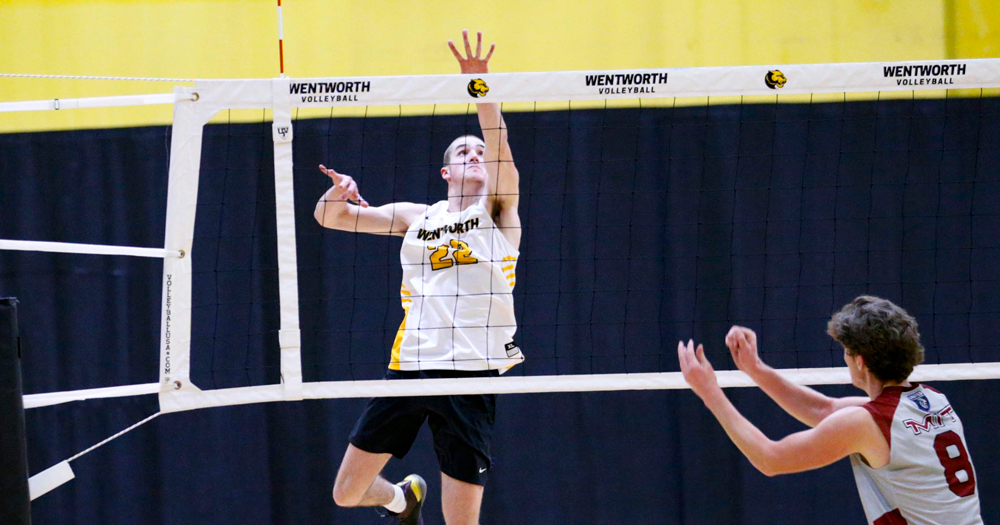 Men's Volleyball Sweeps GNAC Tri-Match with Lasell & JWU