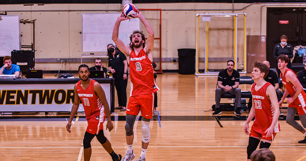 Men's Volleyball Defeats Elms in Straight Sets to Advance to GNAC Final