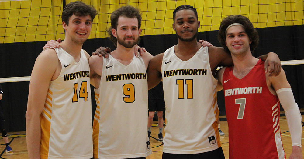 Men's Volleyball Takes Two Against Emerson and Colby-Sawyer on Senior Day