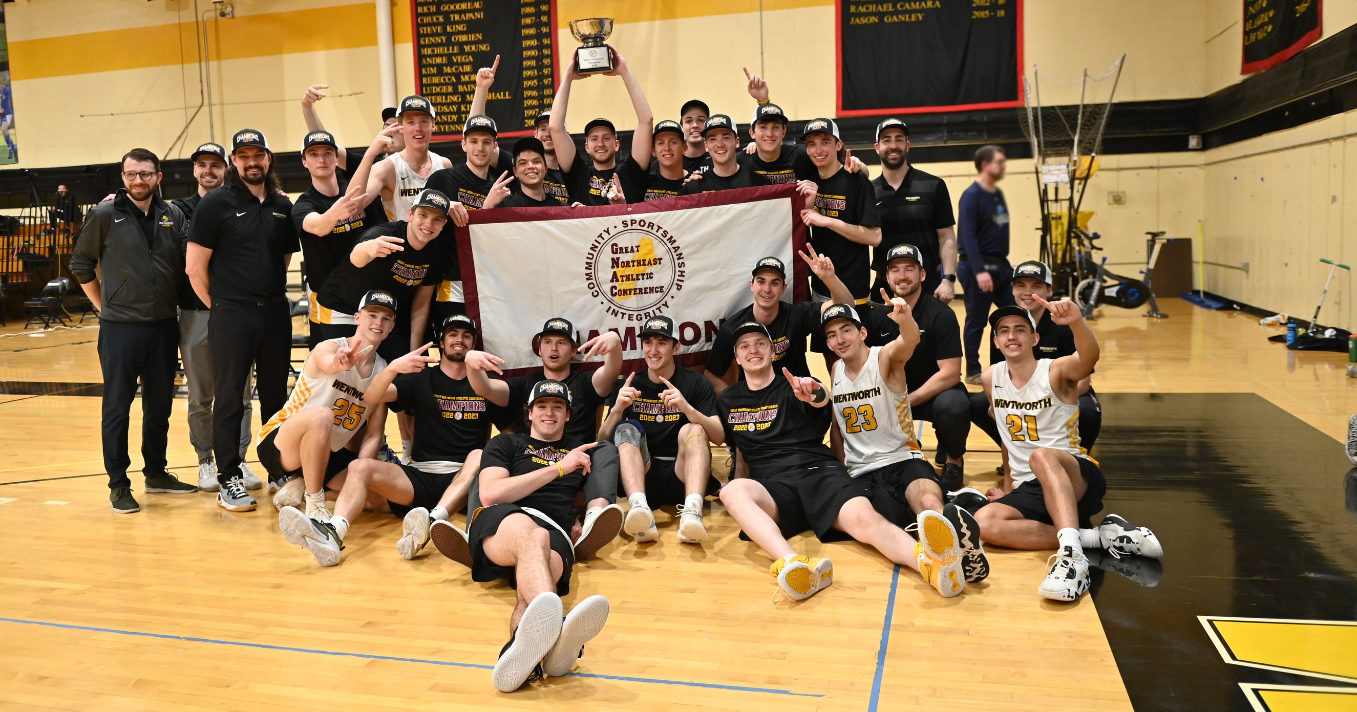 #12 Men's Volleyball Captures Second-Straight GNAC Championship over Lasell
