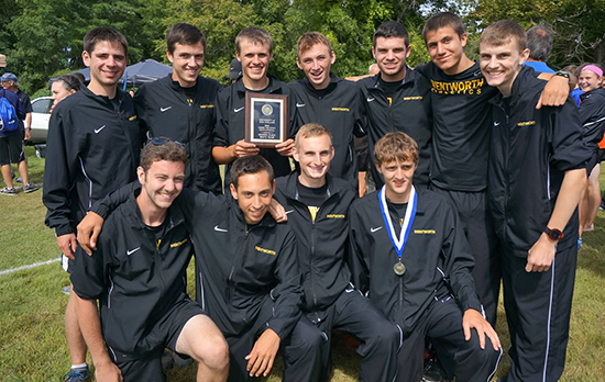 Men's Cross Country Places Third at UNE