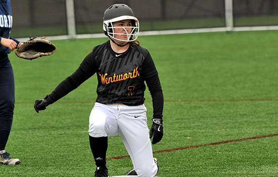 Softball Drops Pair to UNE to Open Conference Play