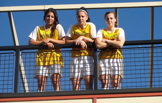 Leopard seniors Lauren Vargas, Lucy Brown, and Brittany Carey ended their careers with a 3-1 win at Western New England