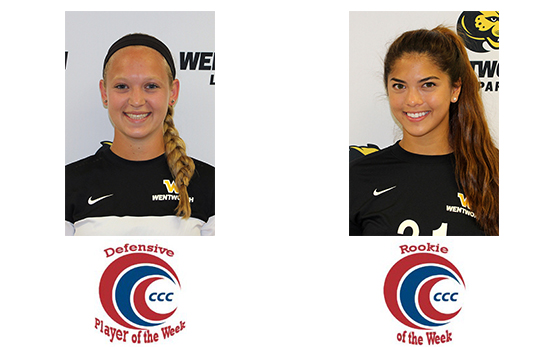 Pastorelli, Robinson Earn CCC Weekly Honors