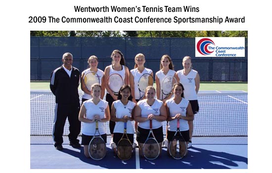 Wentworth Women's Tennis Team Earns TCCC Sportsmanship Award
