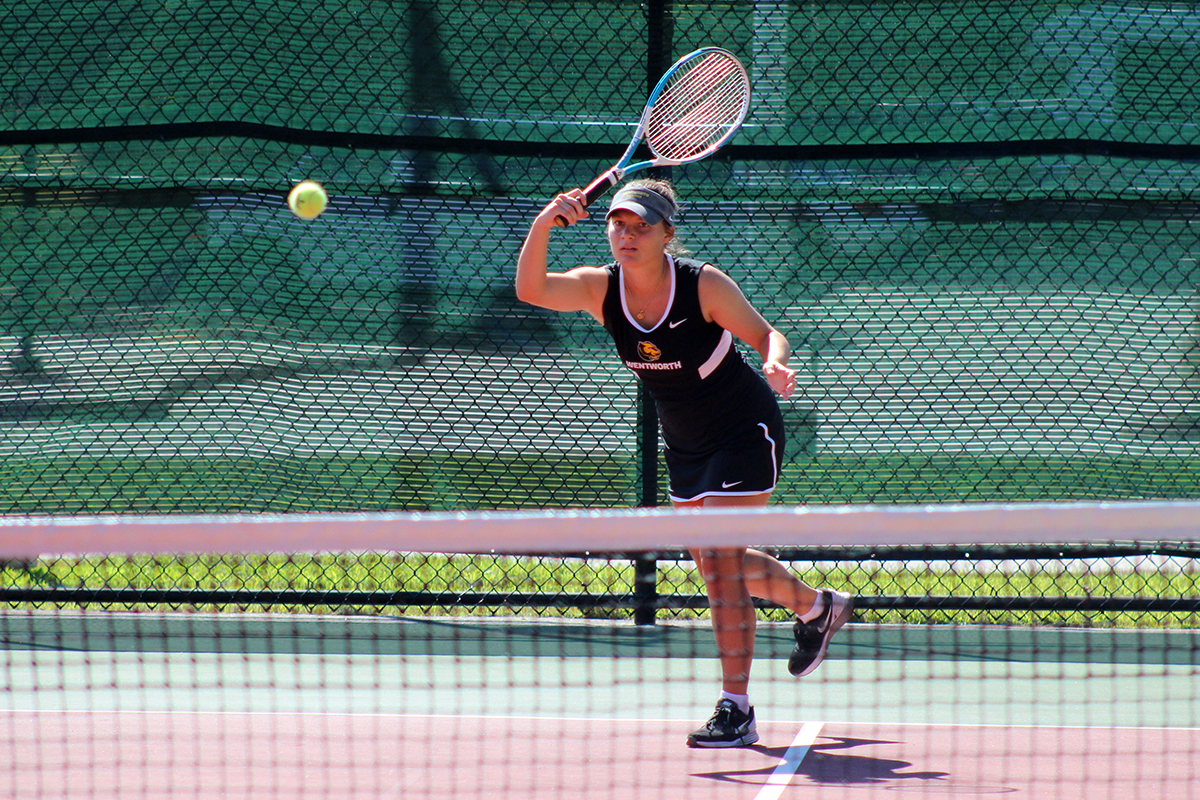 Women's Tennis Doubled up at Simmons