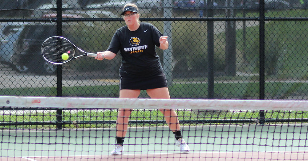 Women's Tennis Doubles up Suffolk to Pick up First Win of Season