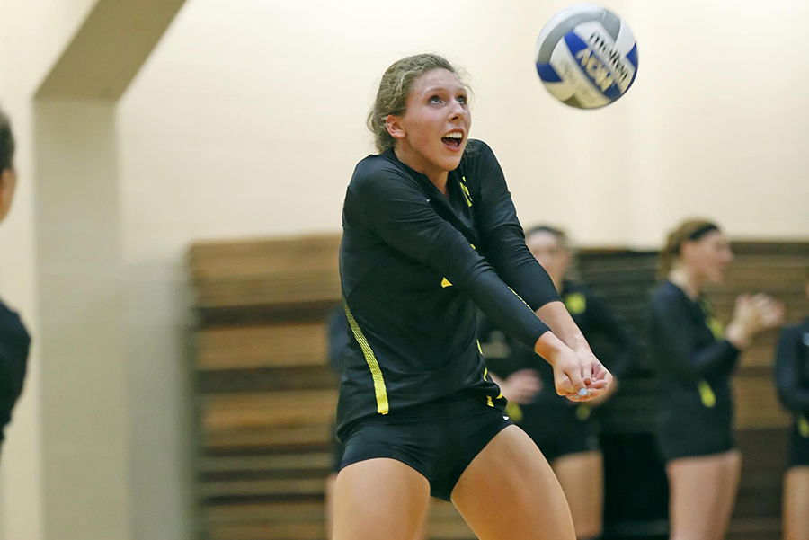 Women's Volleyball Falls at Roger Williams