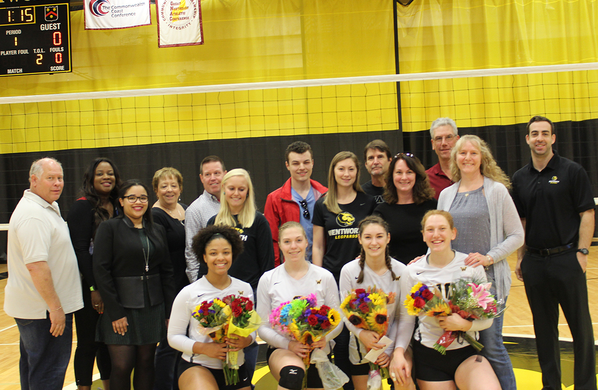 Women's Volleyball Falls to Roger Williams to End Regular Season