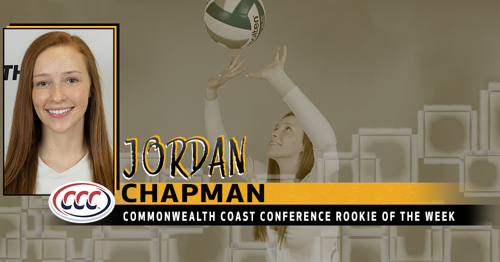 Chapman Repeats as CCC Rookie of the Week