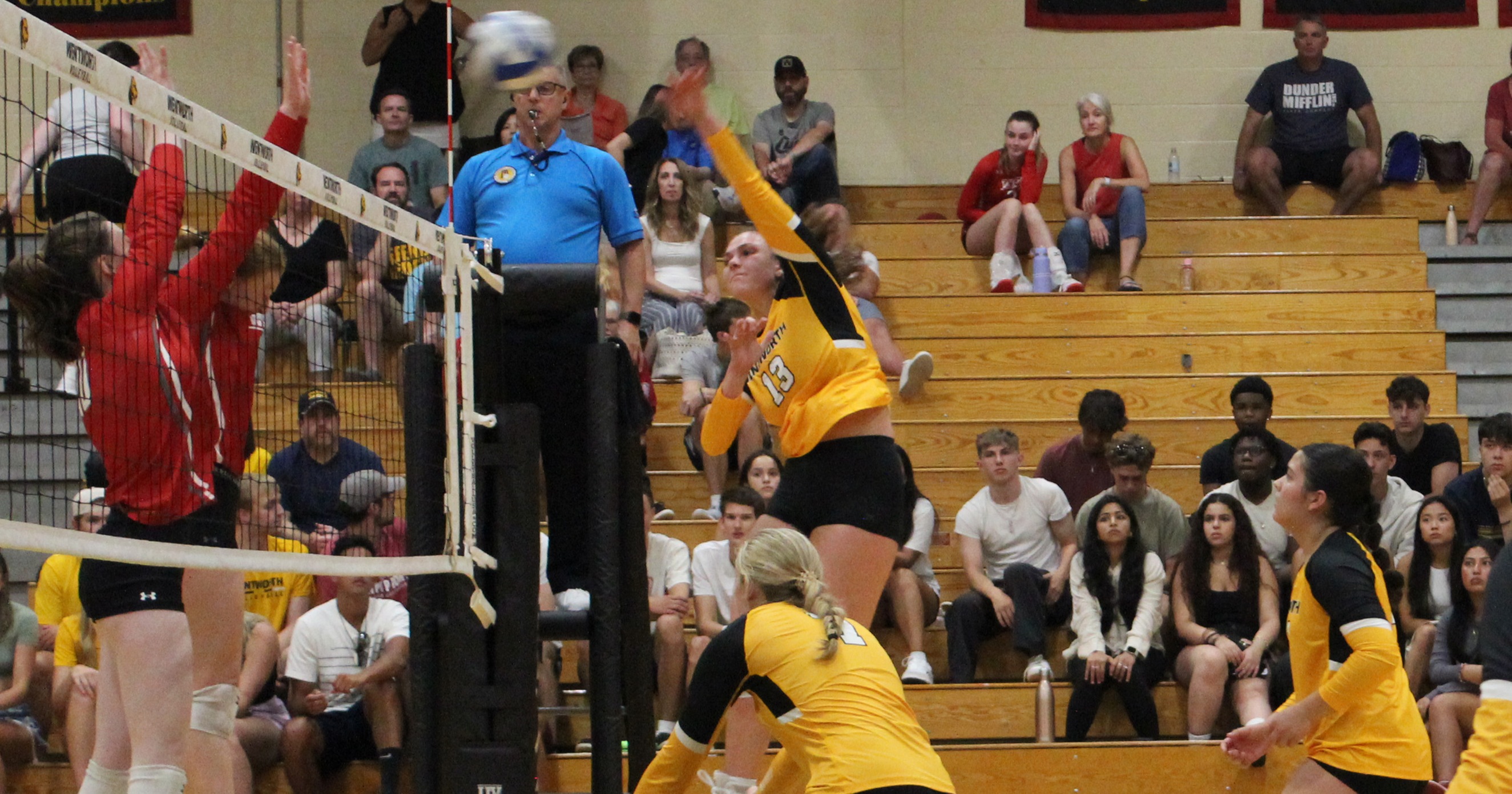 Lasell Tops Women's Volleyball in Four Sets