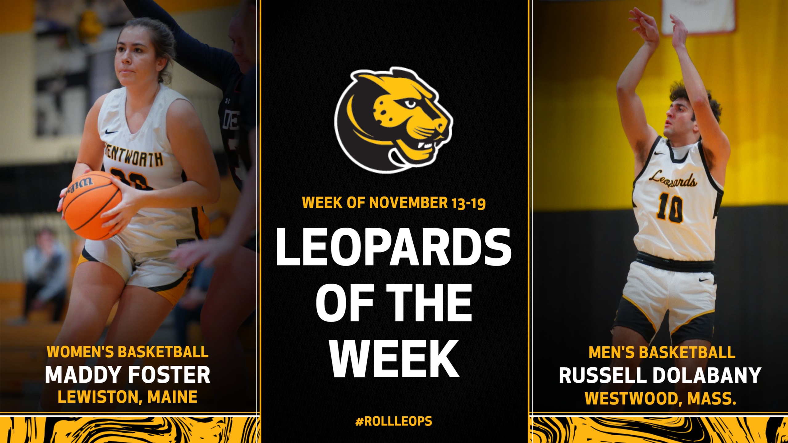 Foster, Dolabany Named Leopards of the Week