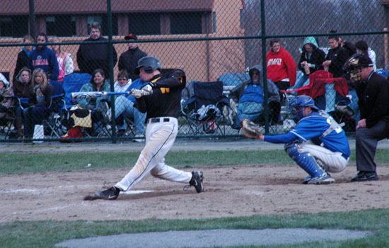 Baseball Falls Twice at New England College