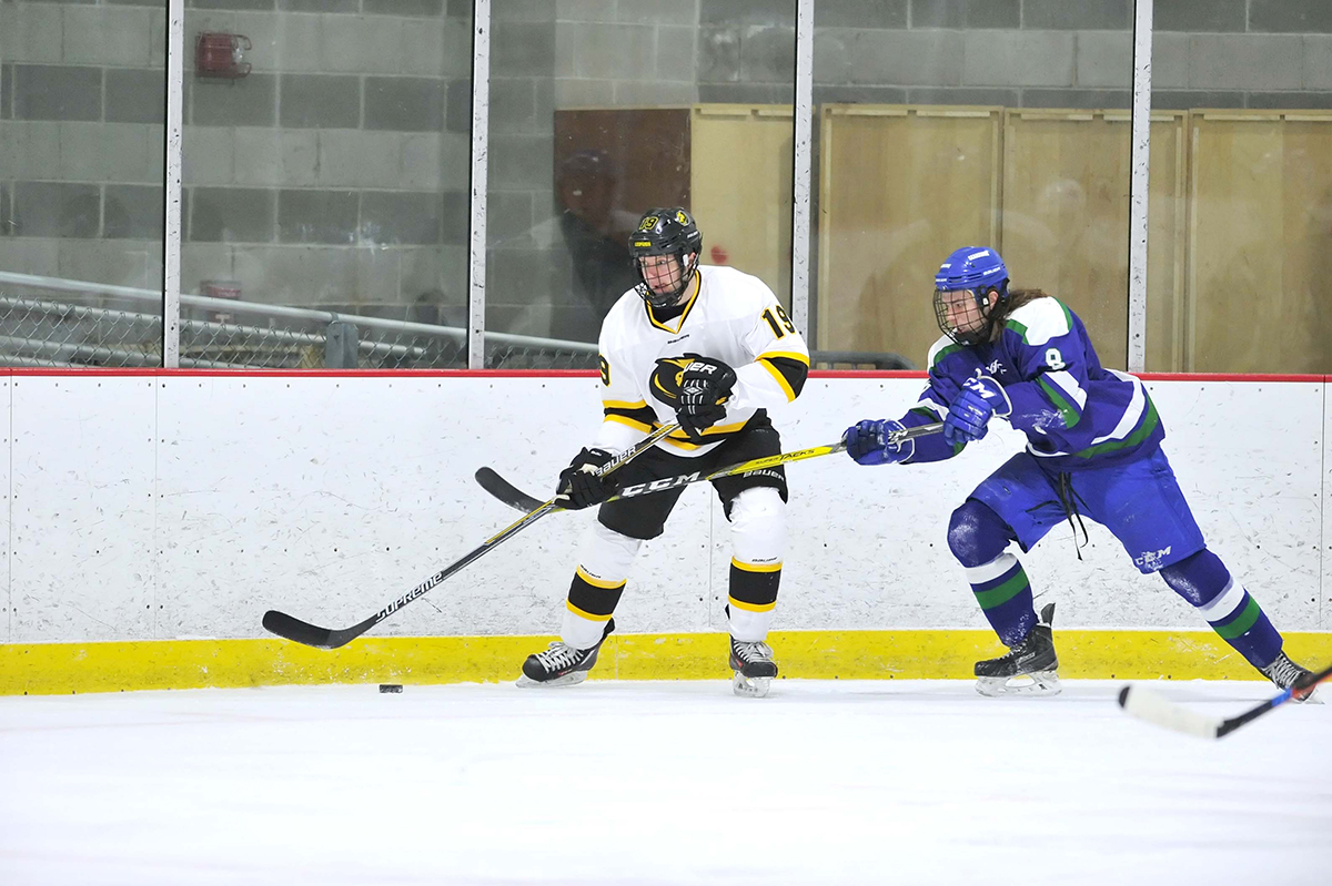 Fast Start Lifts New England College Past Hockey