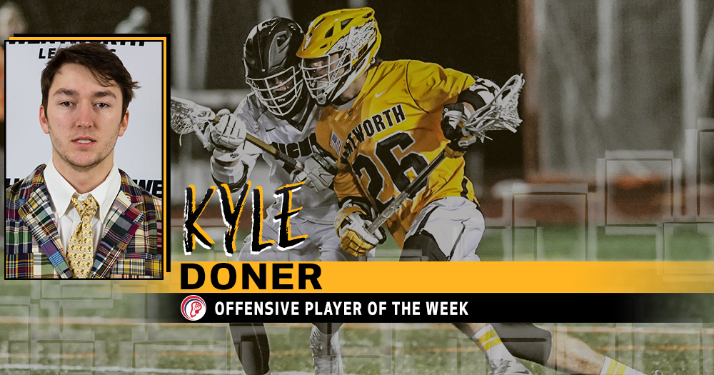 Doner Named CCC Offensive Player of the Week
