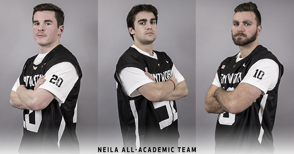 Trio of Men's Lacrosse Players Earn NEILA Senior Academic All-New England Honors
