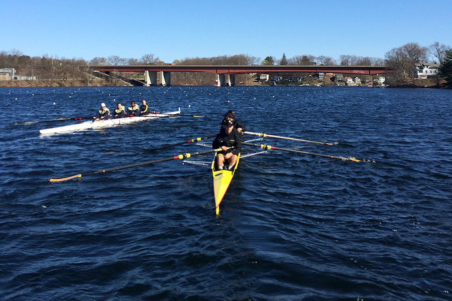 Rowing Competes at Worcester Regatta