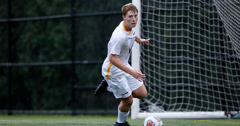 Strong Second Half Lifts Men's Soccer Past Bridgewater State