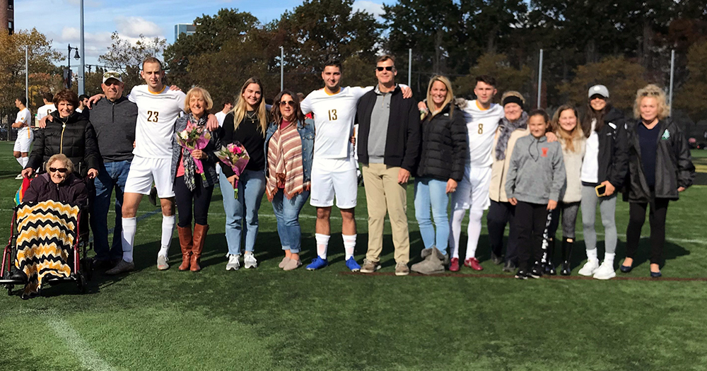 Men's Soccer Celebrates Senior Day With Shutout Win Over Curry