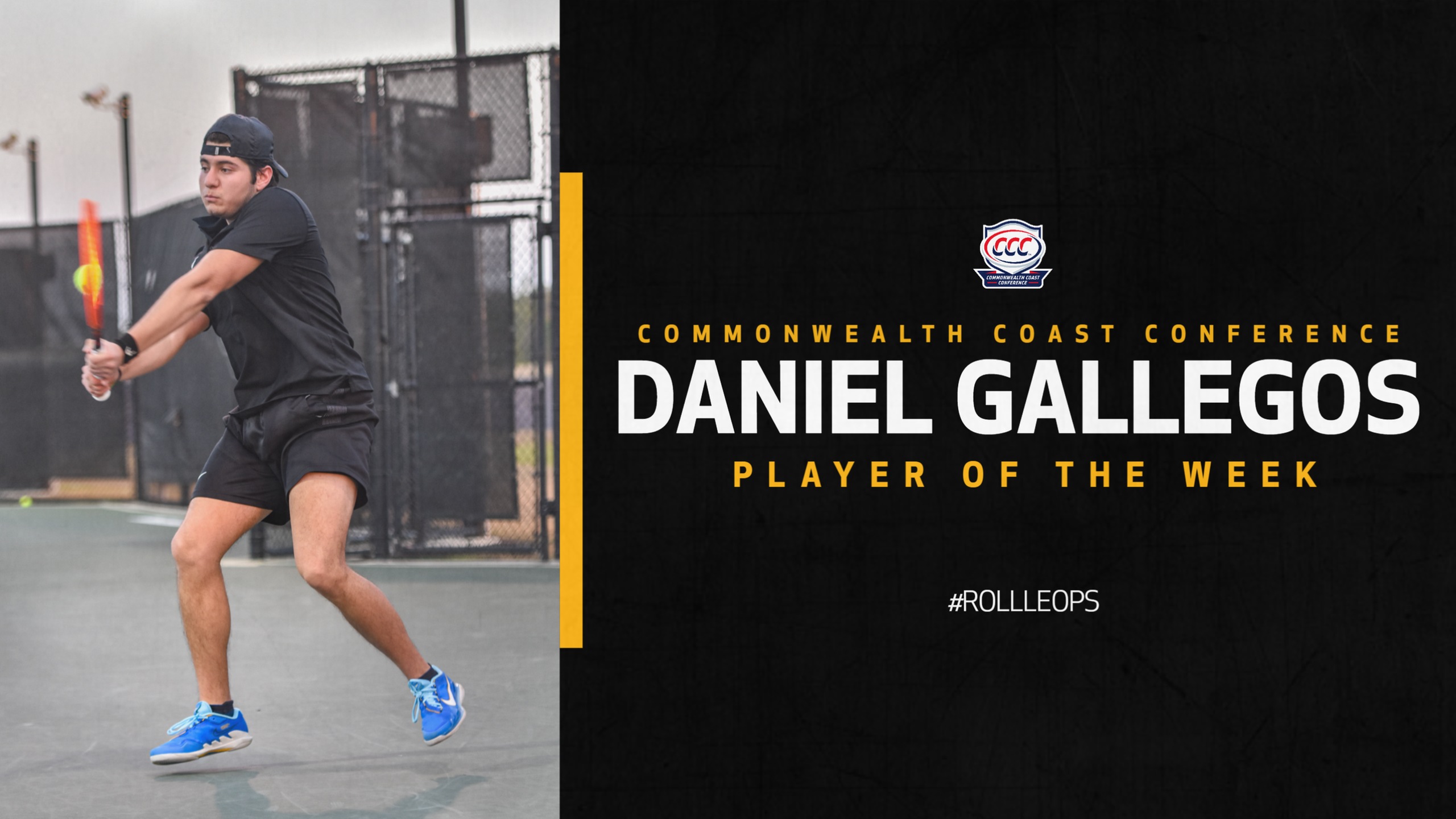 Gallegos Earns CCC Player of the Week Honors