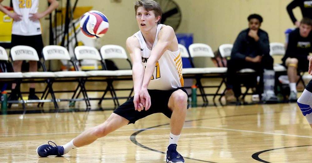 Men's Volleyball Knocks off Emerson in Straight Sets