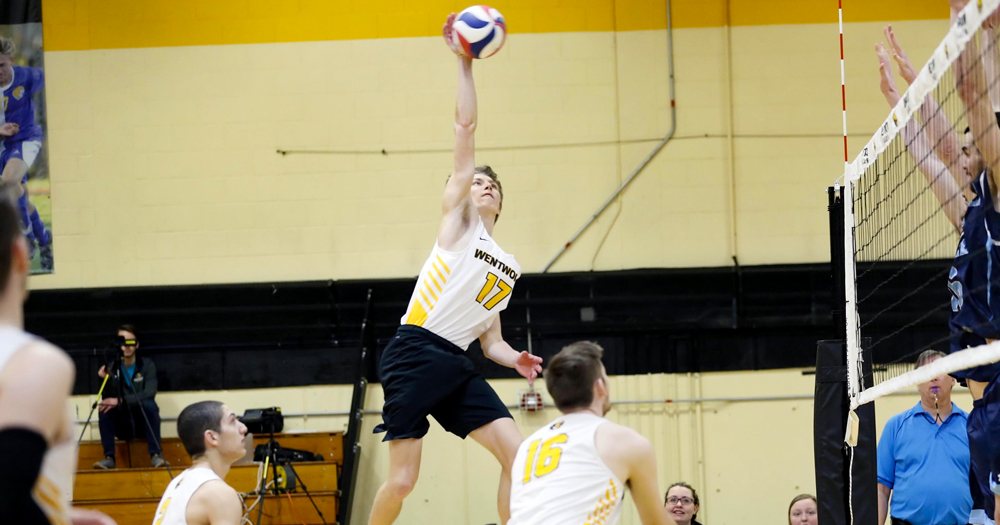 #15 Men's Volleyball Serves MIT Straight Set Sweep