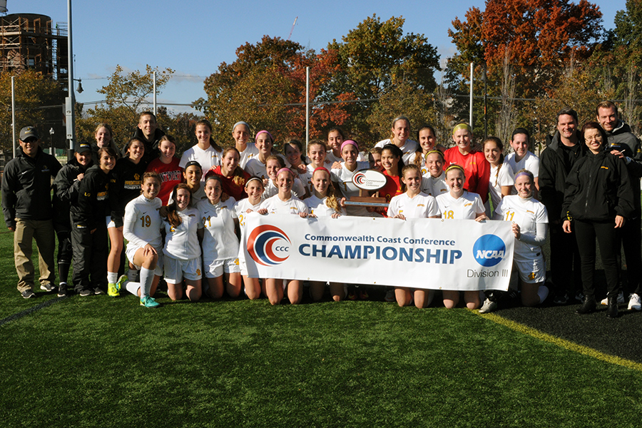 The 2016 Commonwealth Coast Conference Women's Soccer Champions!