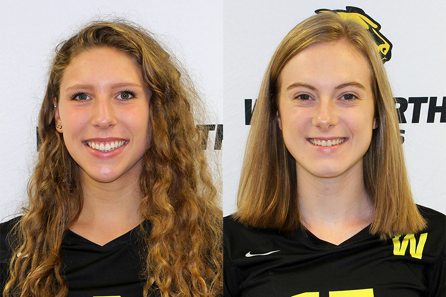 Freshman Women's Volleyball Duo Honored by the CCC