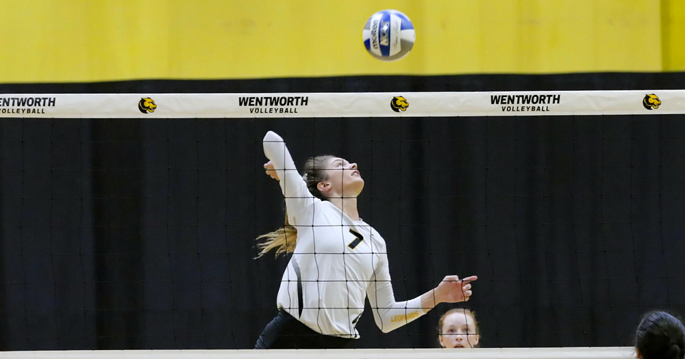 Women's Volleyball Downs Western New England in League Action