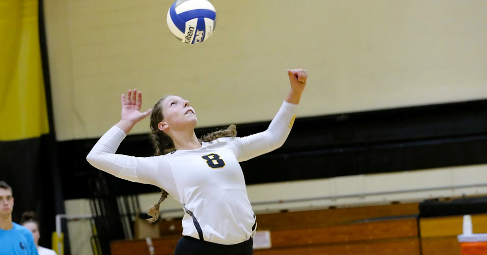 Women's Volleyball Sweeps Suffolk in Non-Conference Action