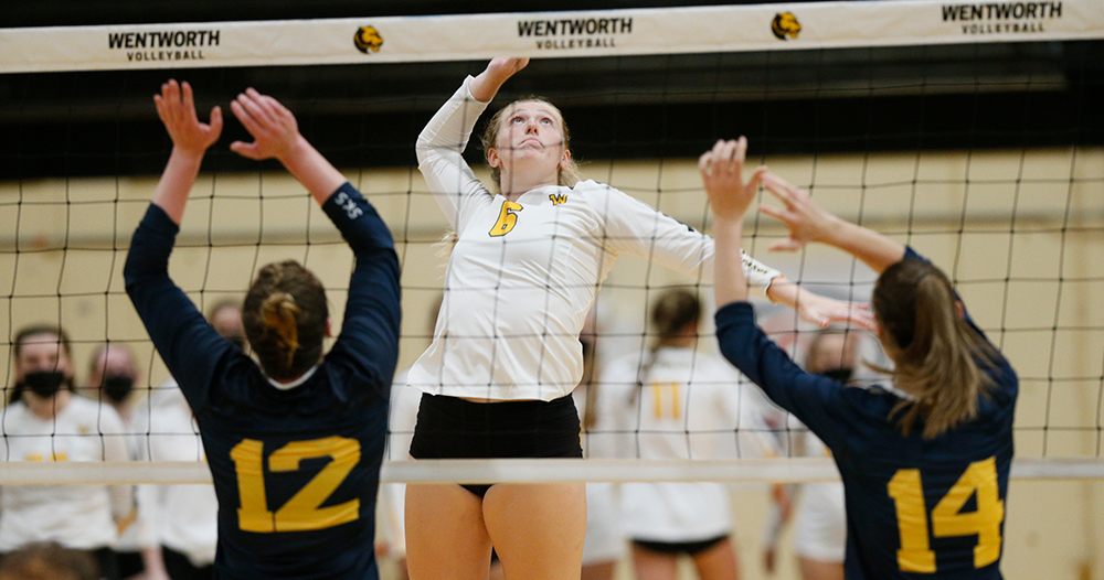 Women's Volleyball Sweeps MCLA, Falls to Norwich