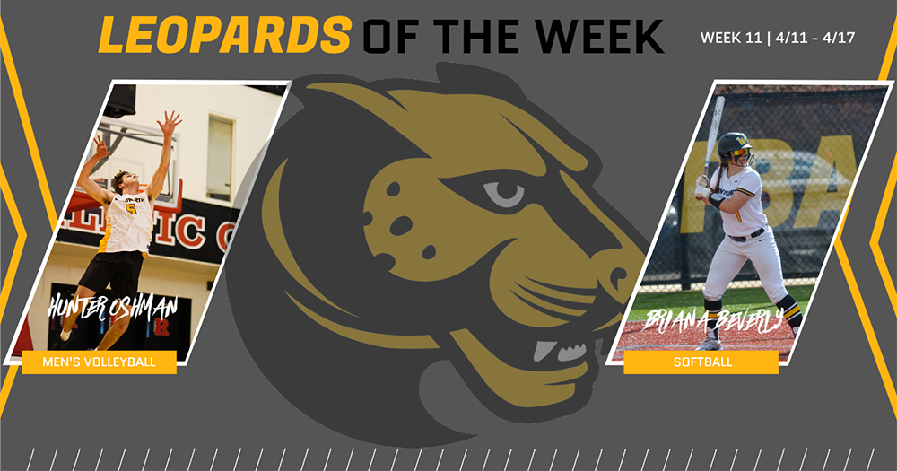 Oshman, Beverly Named Leopards of the Week