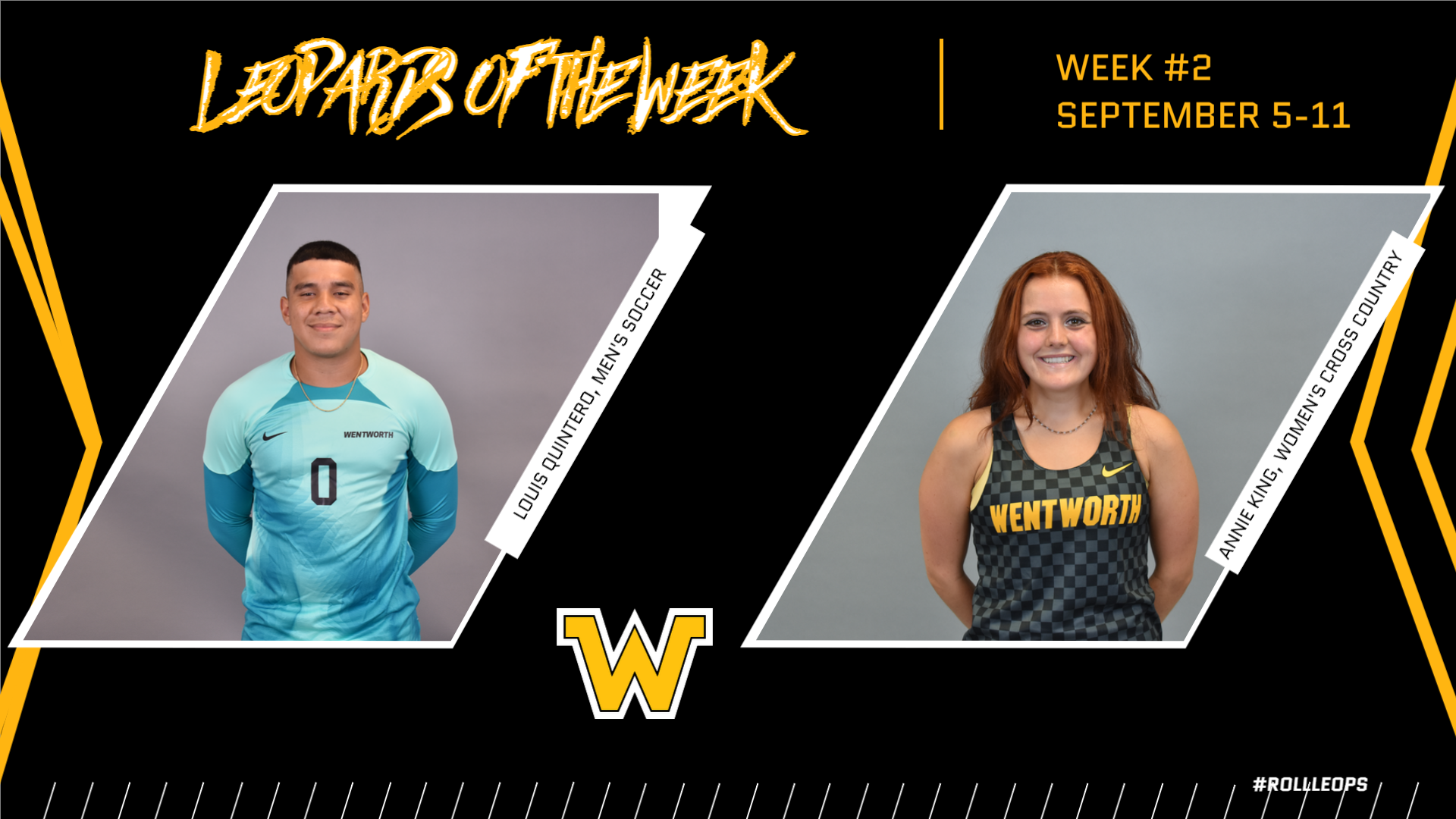 Quintero, King Named Leopards of the Week