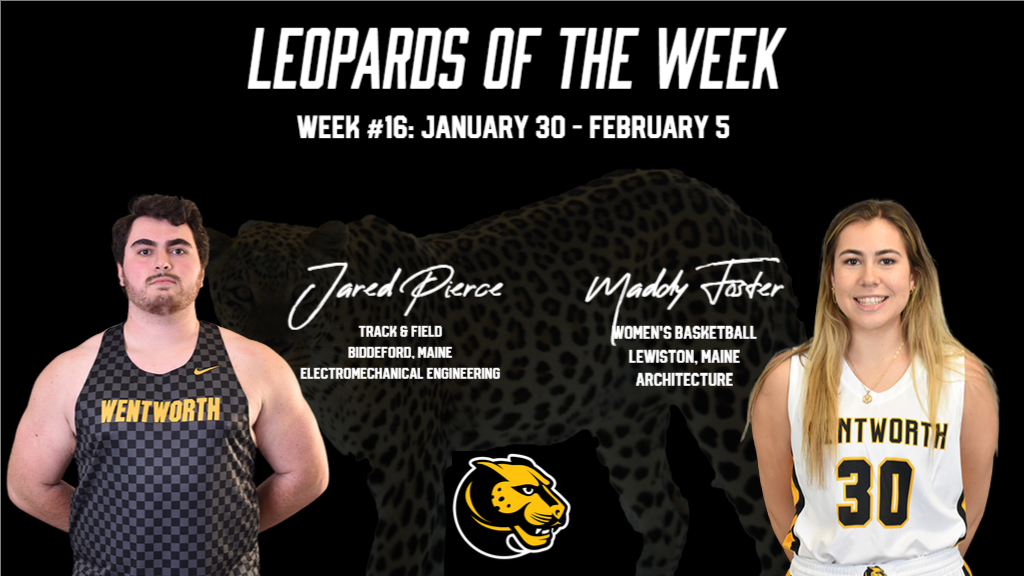 Pierce, Foster Named Leopards of the Week