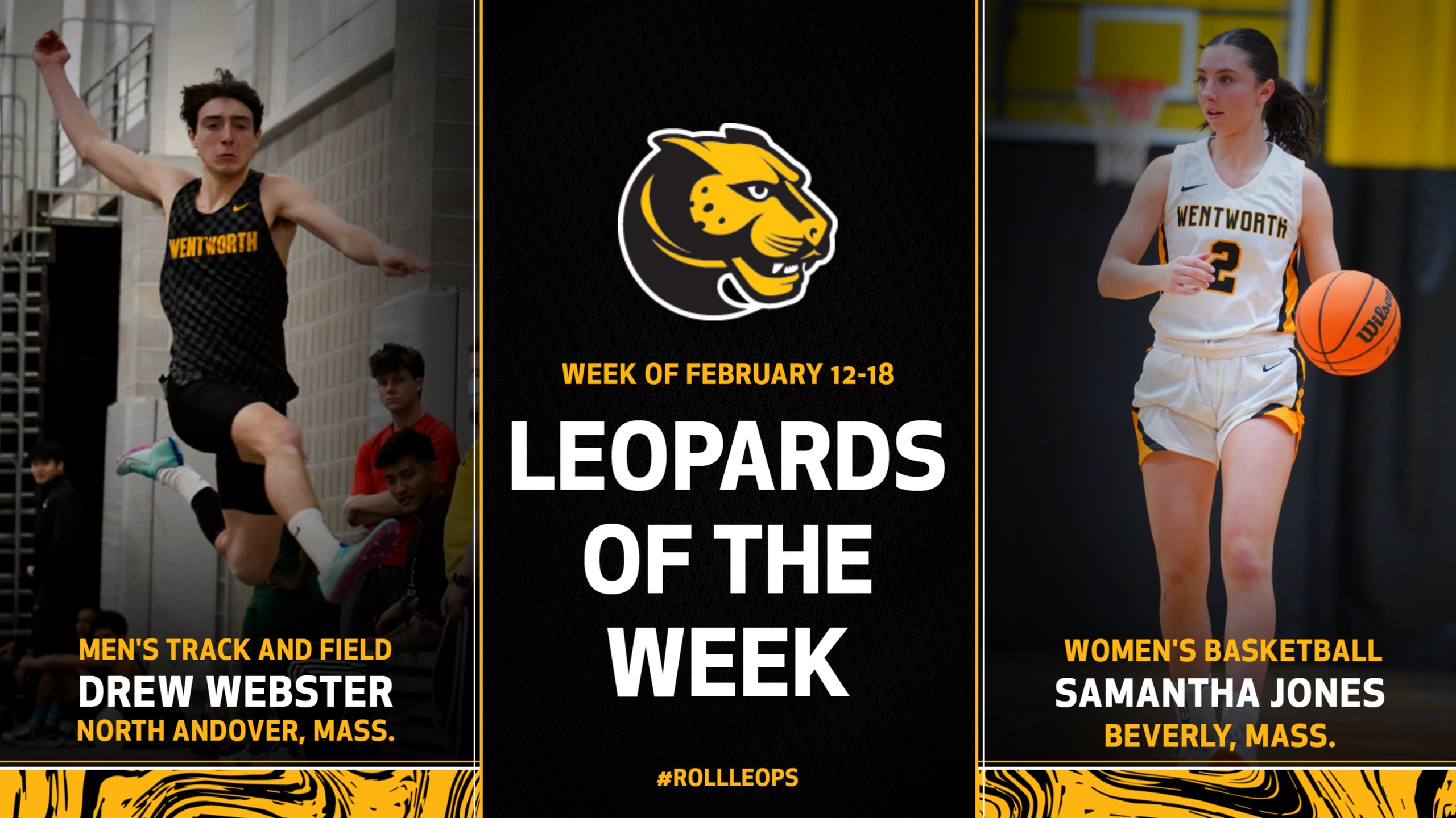 Webster, Jones Named Leopards of the Week
